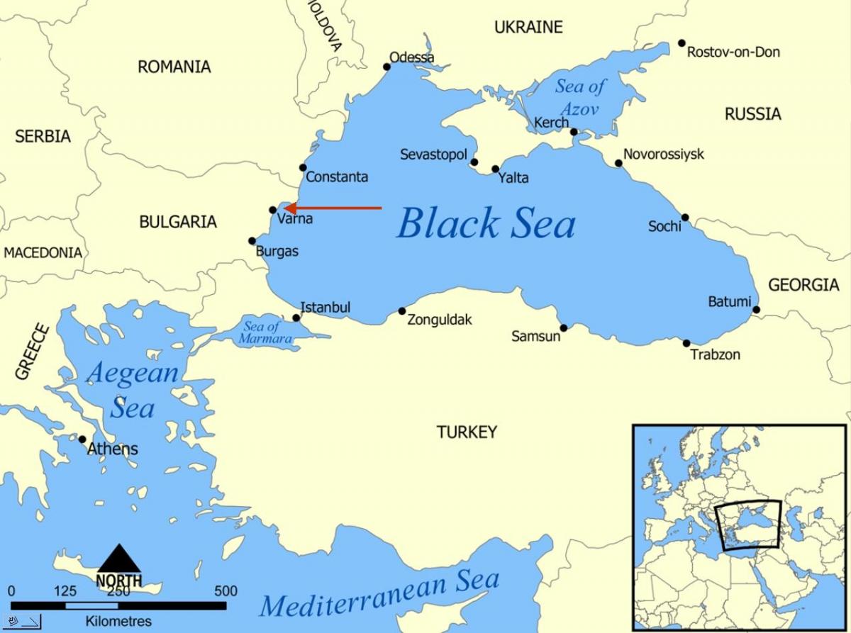 불가리아 바르나 지도