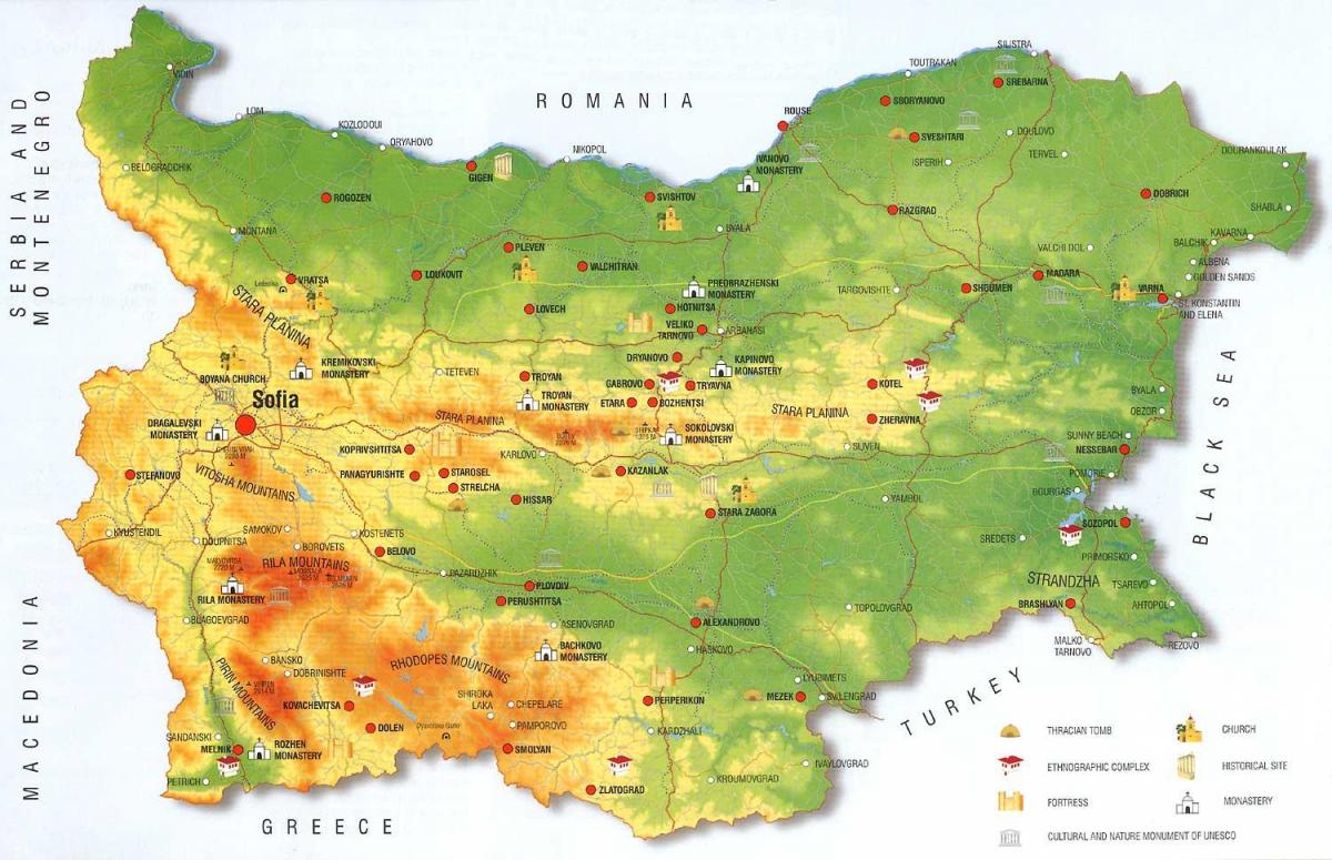 불가리아어 지도
