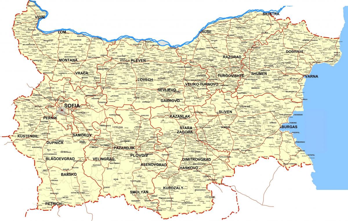 불가리아가 국가 지도